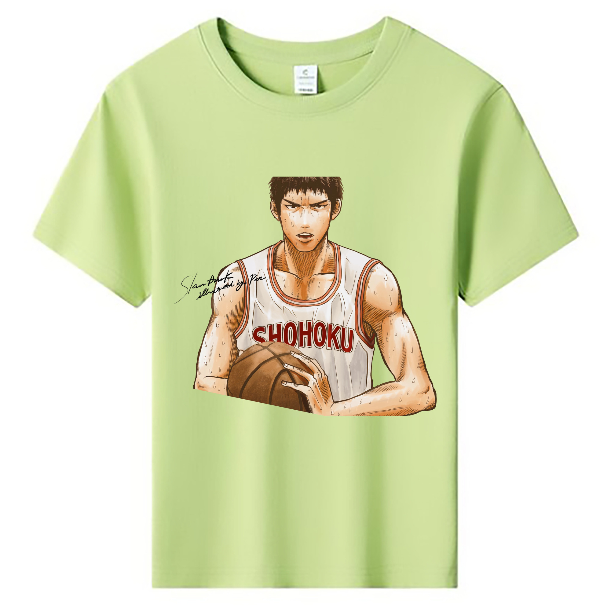 （画像用） SLAM DUNK／スラムダンク 綿100％キッズTシャツ（フロントプリント）